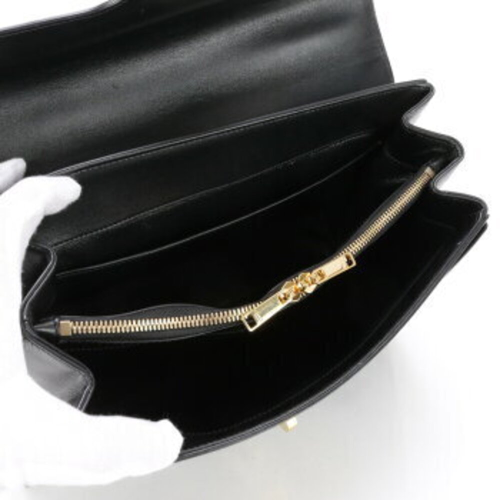 Celine Sze Leather Crossbody Bag Handbag Black - Picture 12 of 14